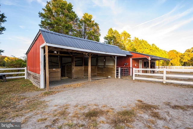 view of stable