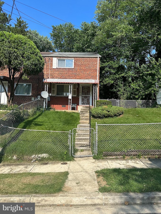 view of front of home with covered porch