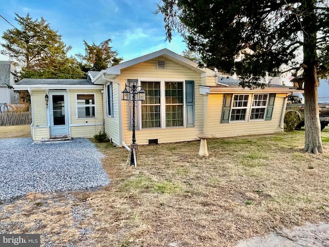 view of back of house