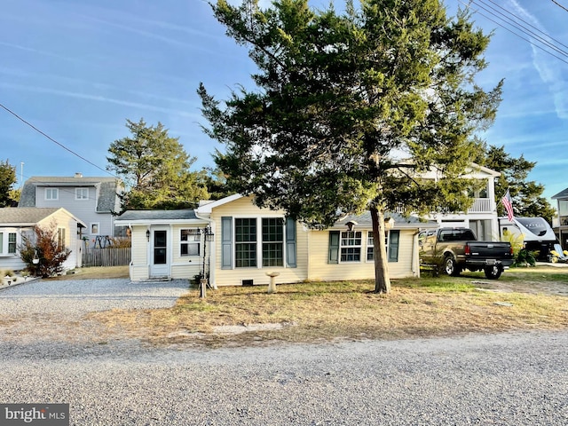 view of front of house