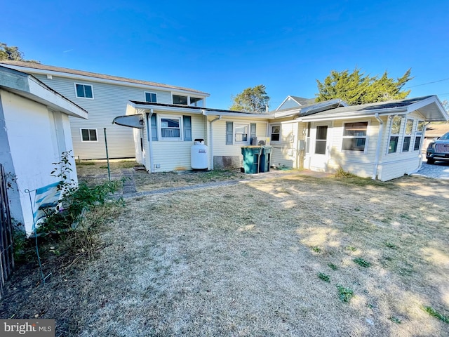 view of back of property