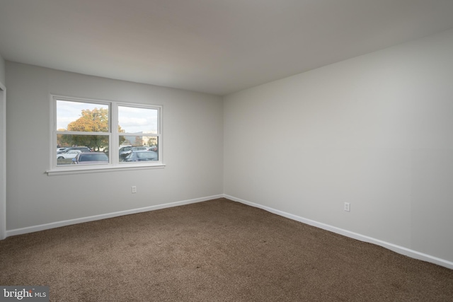 empty room with carpet floors