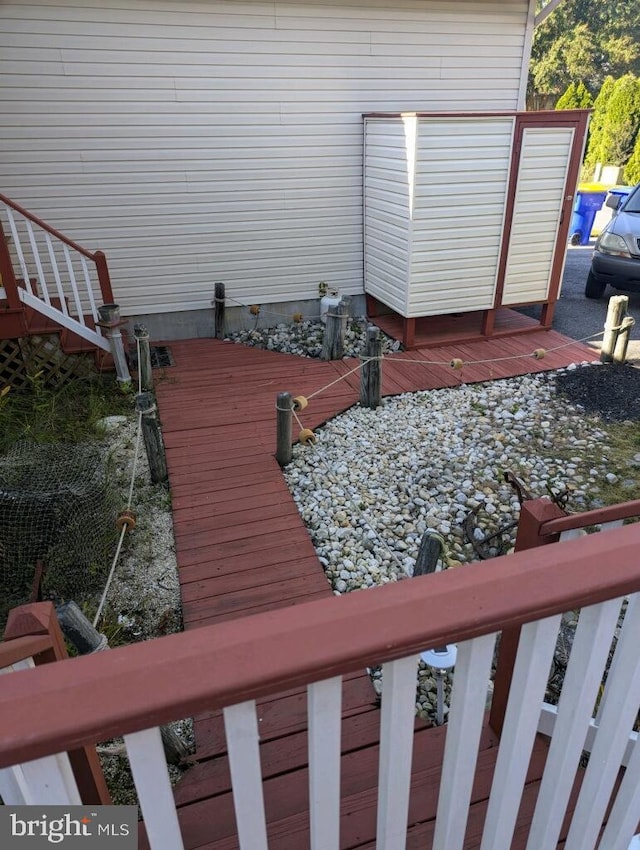 view of deck