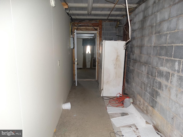 176 Thornton, Mc Connellsburg, PA 17233 - below grade area featuring concrete block wall