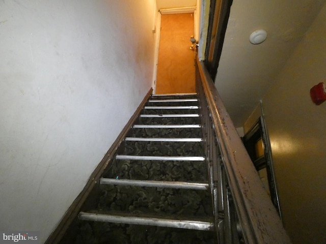 view of staircase