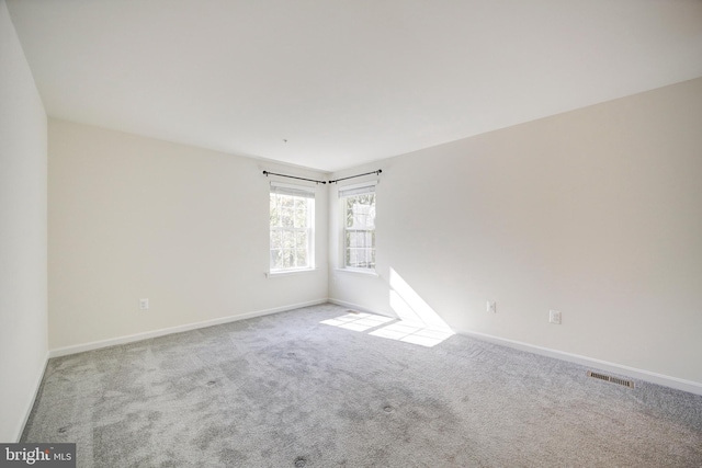 empty room with light carpet