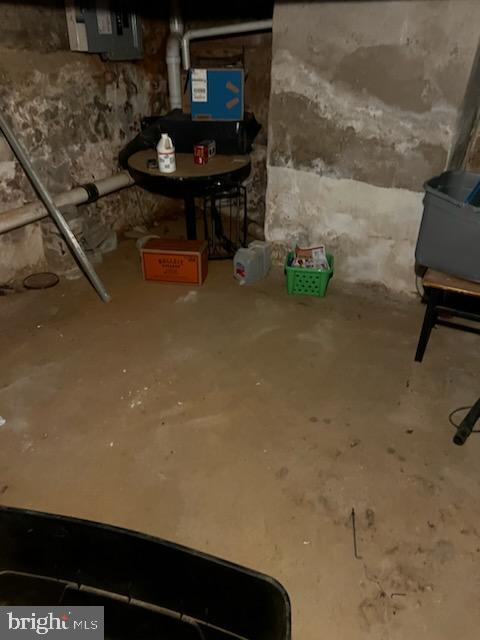 view of basement