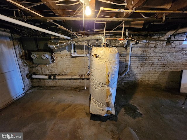 view of basement