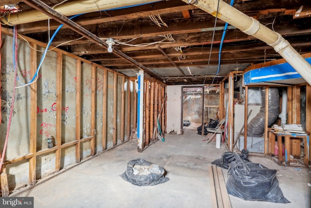 2911 N Howard St, Philadelphia, PA 19133 - view of unfinished below grade area