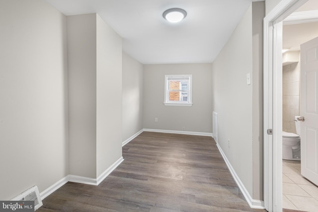 interior space featuring wood-type flooring