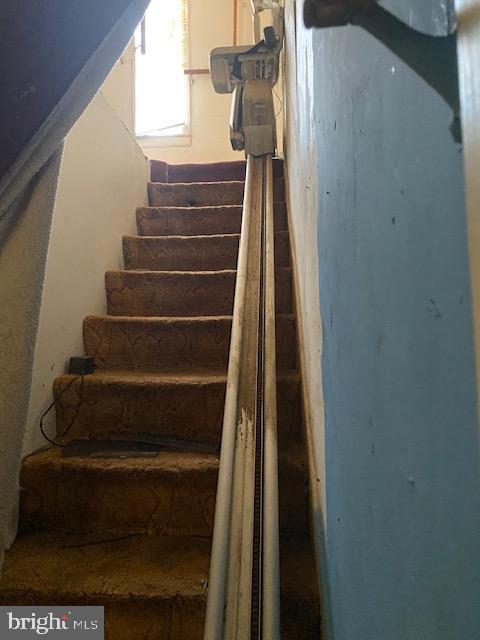 view of stairs