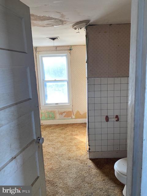 bathroom featuring toilet