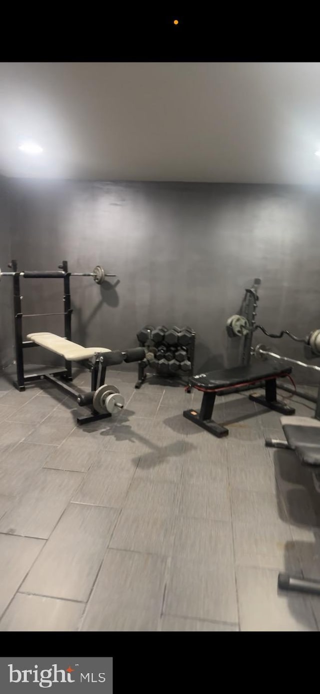 view of exercise room