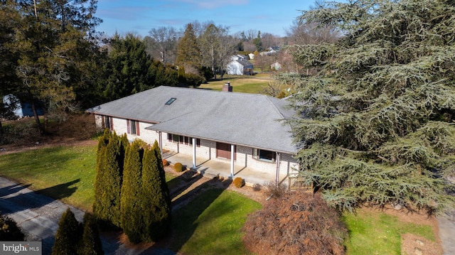 drone / aerial view