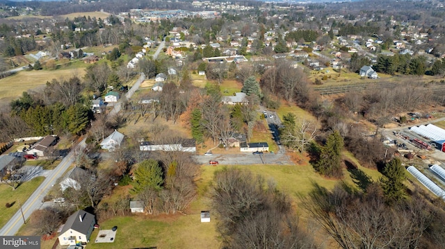 drone / aerial view