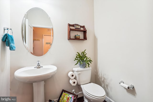 bathroom with toilet