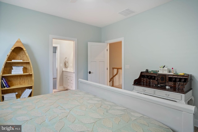 bedroom with ensuite bathroom