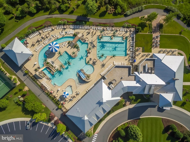 32845 Widgeon Rd Unit 11, Ocean View, DE 19970 - aerial view of a pool area