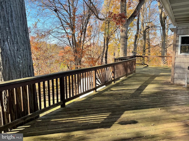 view of deck