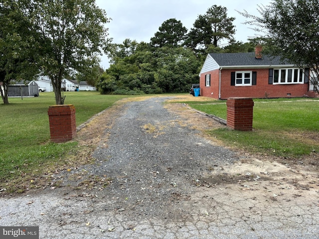 view of road