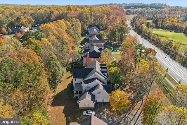 708 Church Rd S, Upper Marlboro, MD 20774 - aerial view with a residential view and a view of trees