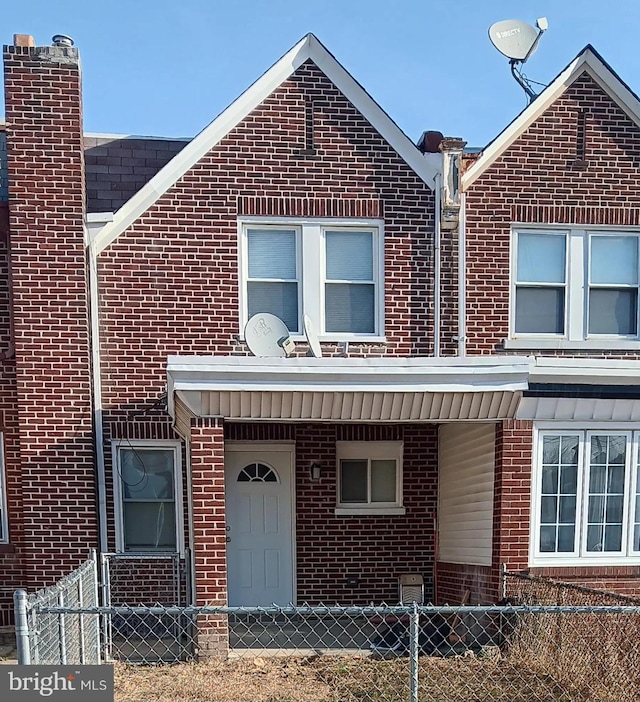 view of property with covered porch