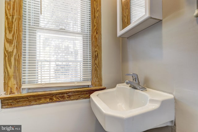 bathroom featuring sink and plenty of natural light