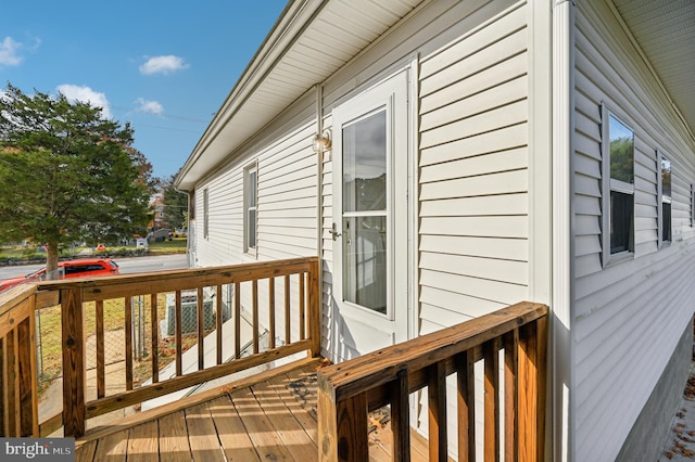 view of deck