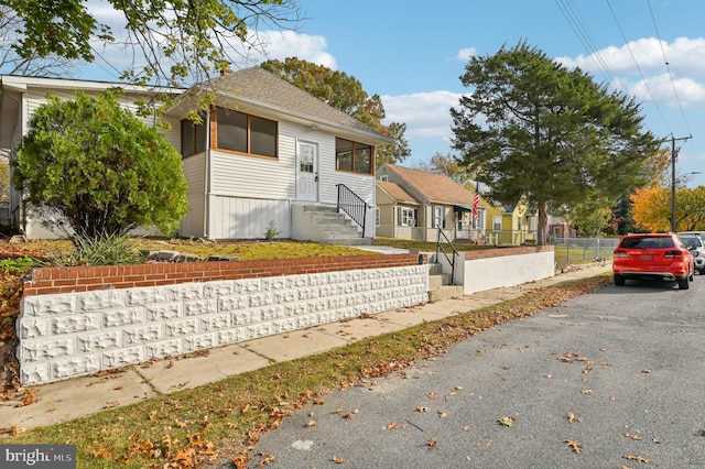 view of front of home