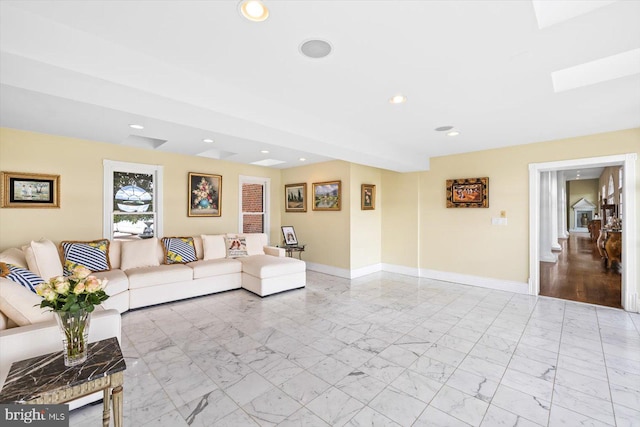 view of unfurnished living room