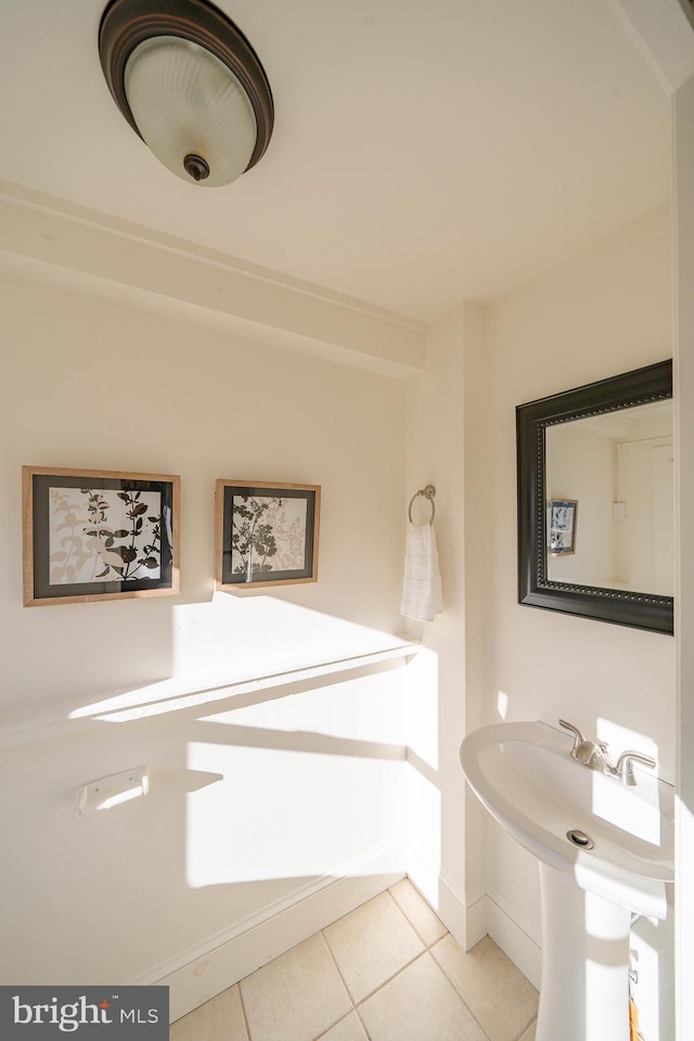 bathroom featuring tile patterned floors