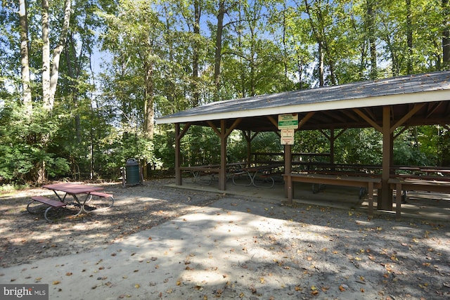 view of property's community featuring a gazebo