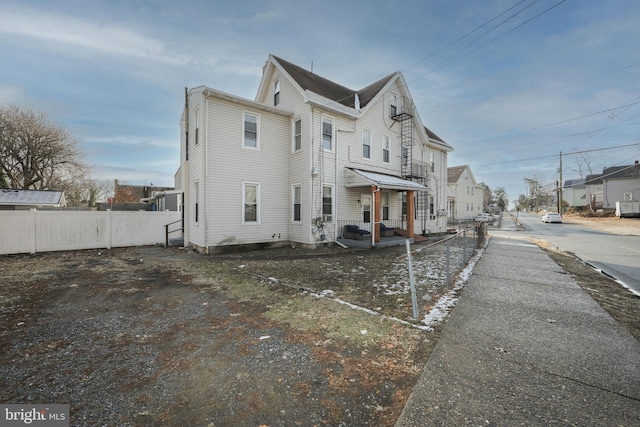 view of rear view of house