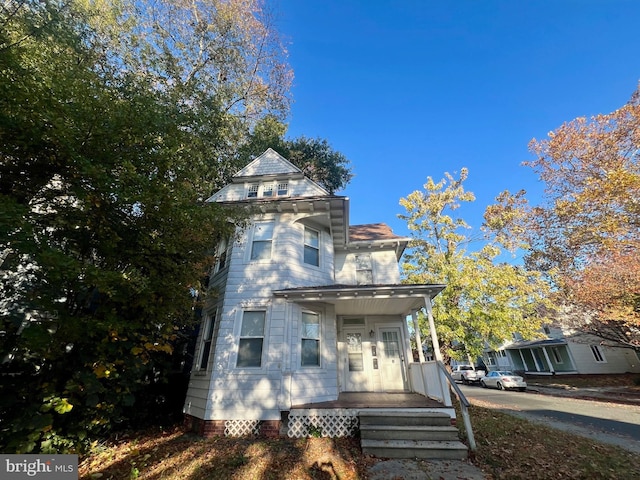 view of victorian home