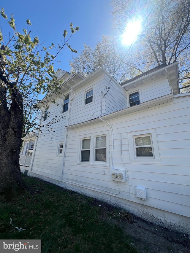 view of side of property