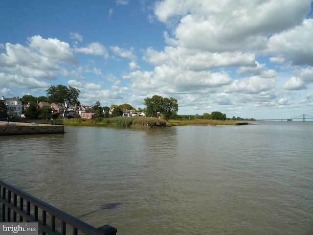 view of water feature