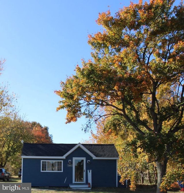 view of front of home