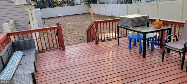 view of deck