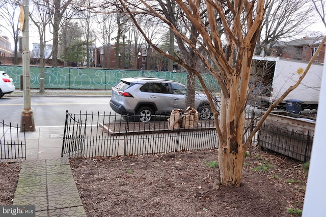 view of parking / parking lot