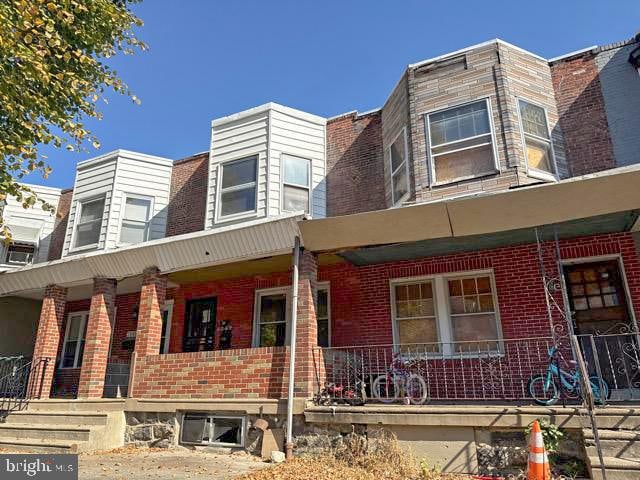 multi unit property with covered porch