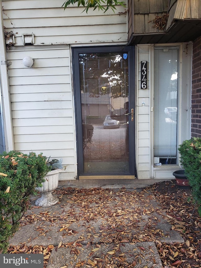 view of entrance to property