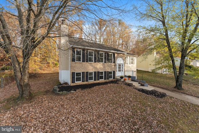 view of front of home