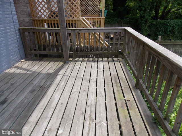 view of deck