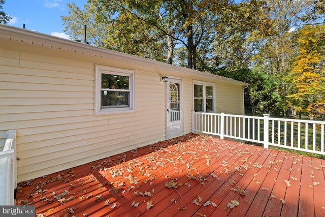 view of deck