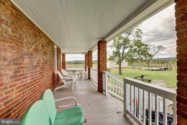 43086 Lucketts Rd, Leesburg, VA 20176 - exterior space featuring covered porch