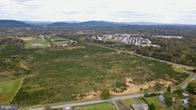 43086 Lucketts Rd, Leesburg, VA 20176 - aerial view with a wooded view and a mountain view