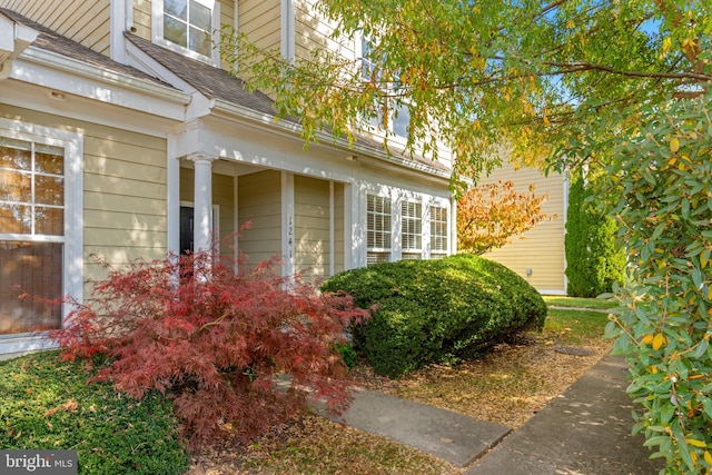 view of property exterior