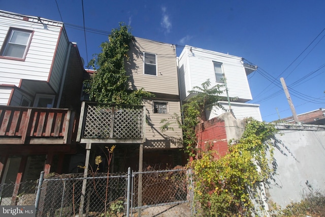 view of rear view of house