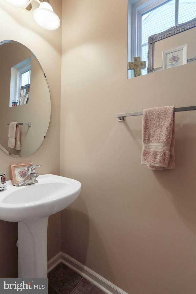 bathroom featuring tile patterned floors