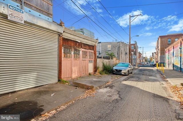 view of street